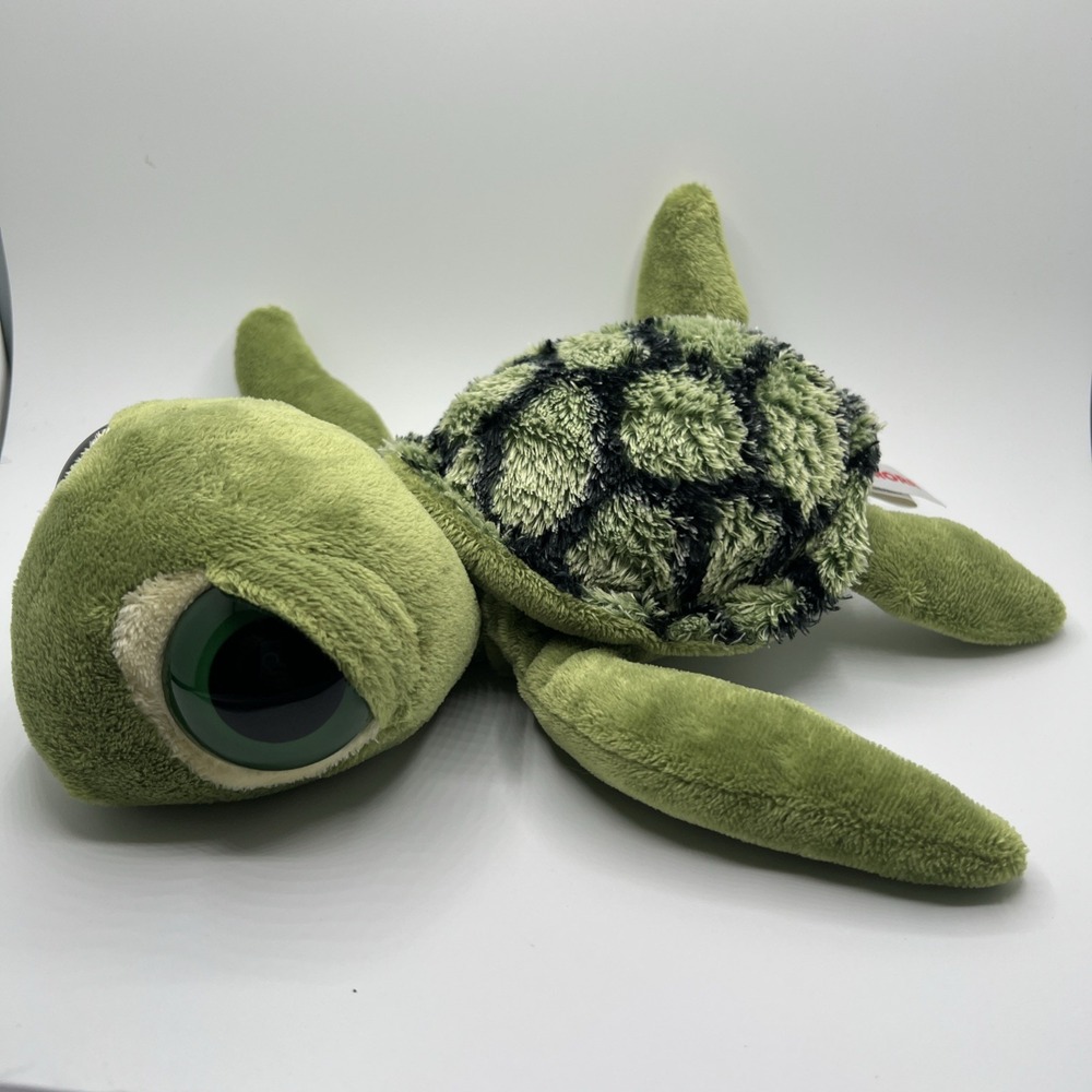 Aurora 10" Dreamy Eyes Slide Sea Turtle Plush Stuffed Animal Toy